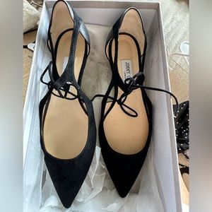 Jimmy Choo black sandals 7.5